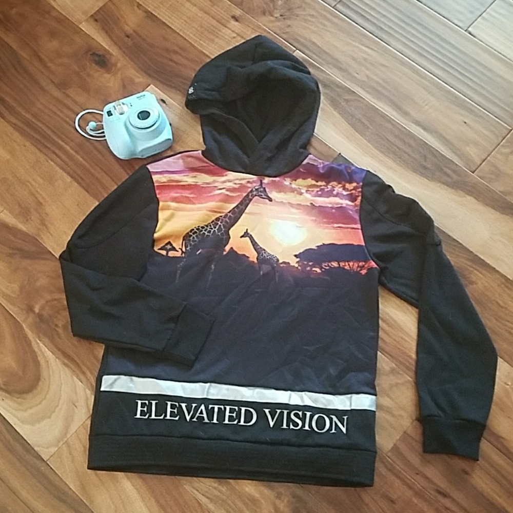 Elevated Vision Tilly's kids long sleeve hoodie